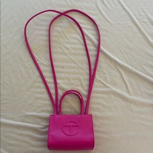 Telfar Pink Mini Bag with Structured Design